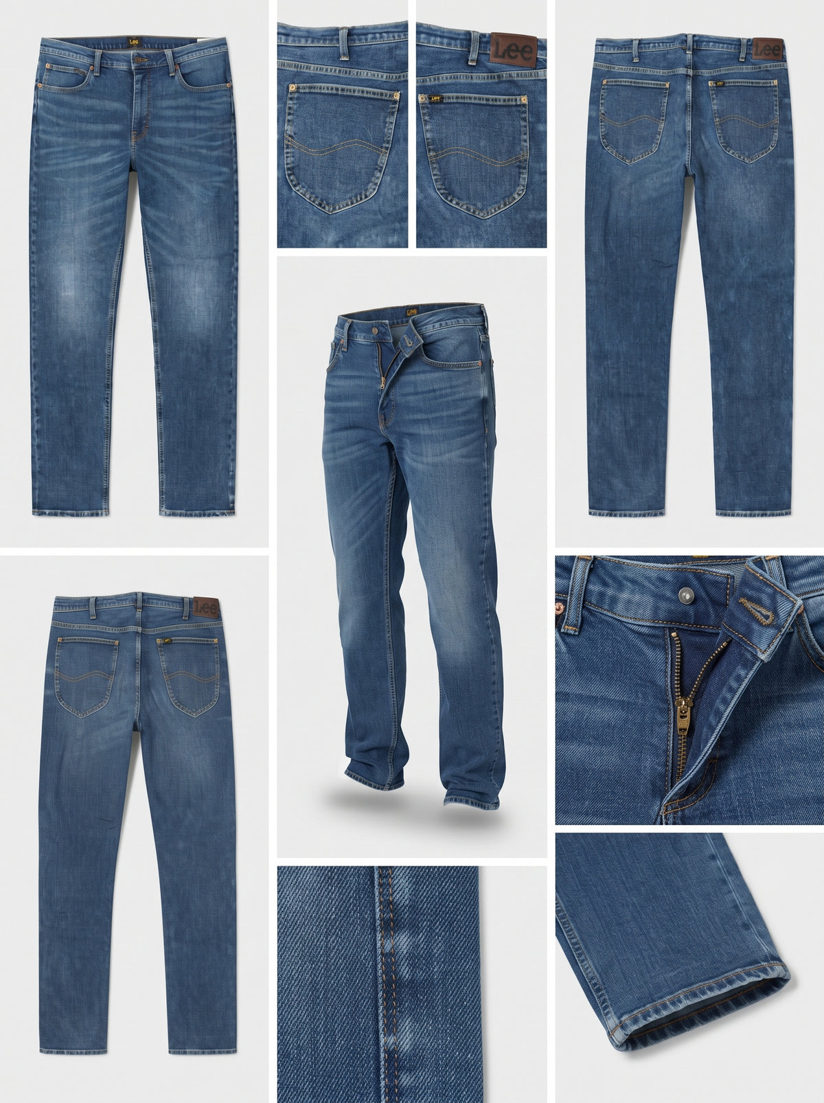 LEE - SLIM - STRETCH - ZIPPER - 40X32