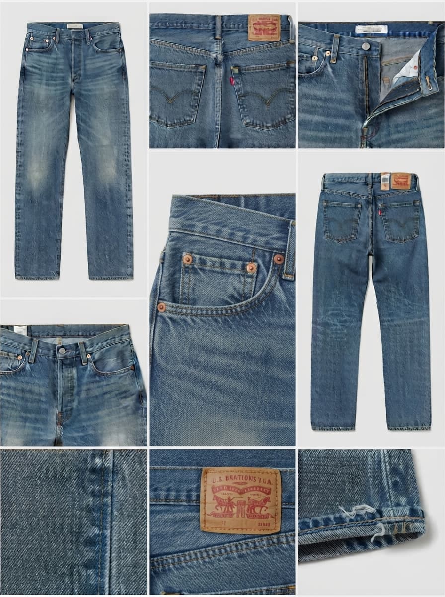 levis - Slim straight - Stretch - zipper - 26x31
