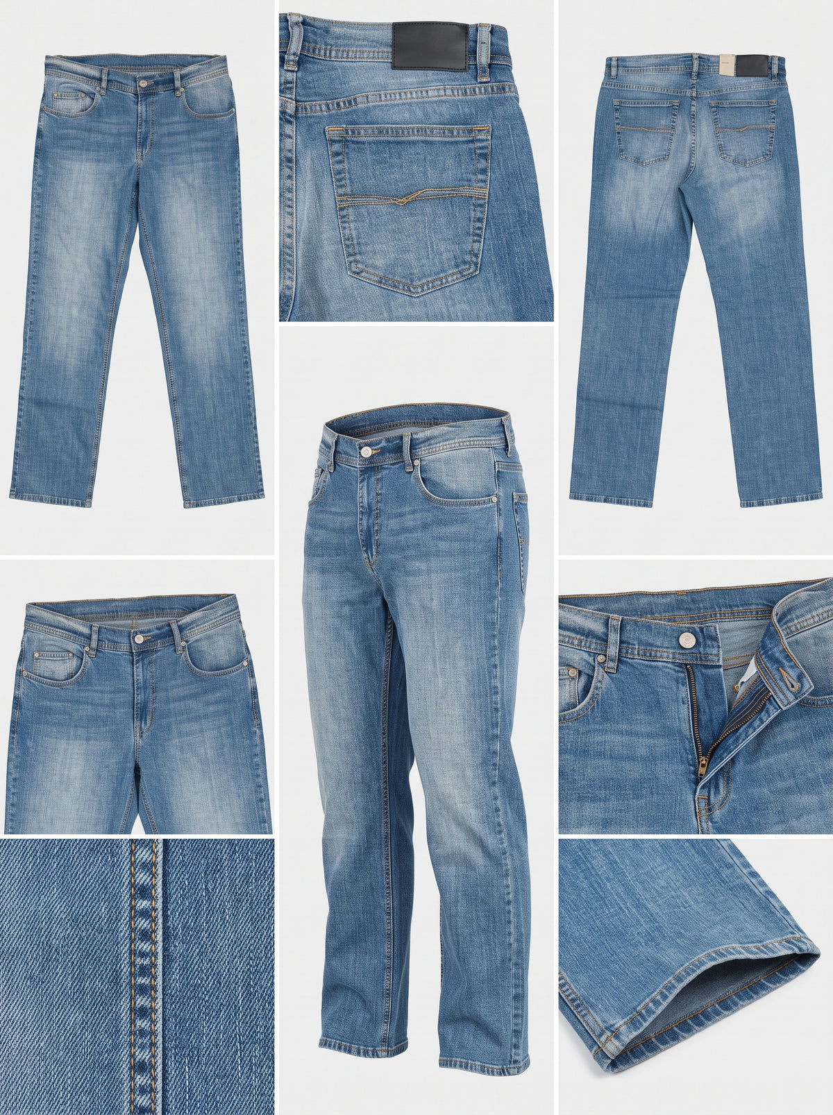 pioneer - straight - stretch - zipper - 34X34
