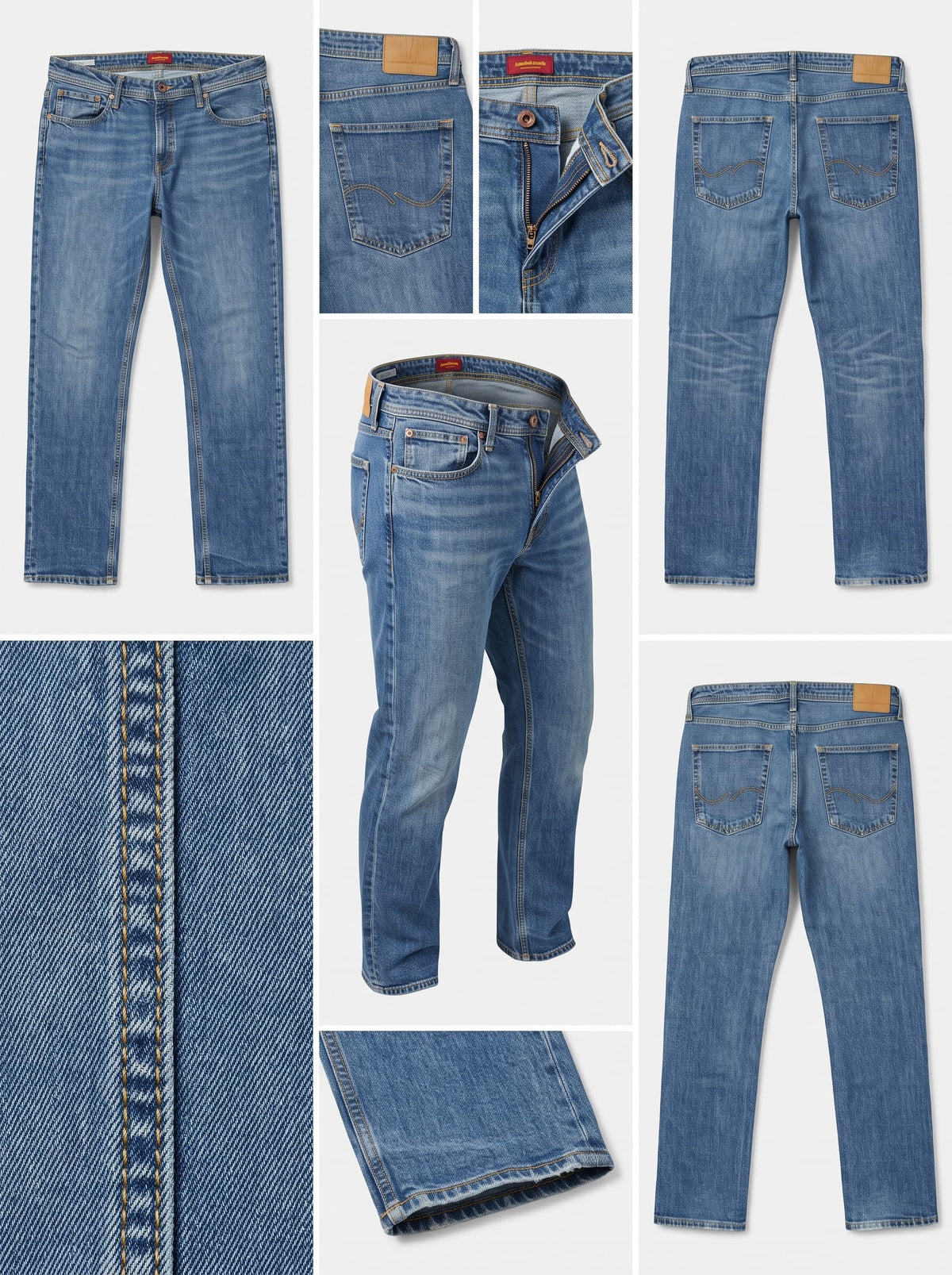 jack&jones - regular - stretch - zipper - 36x34