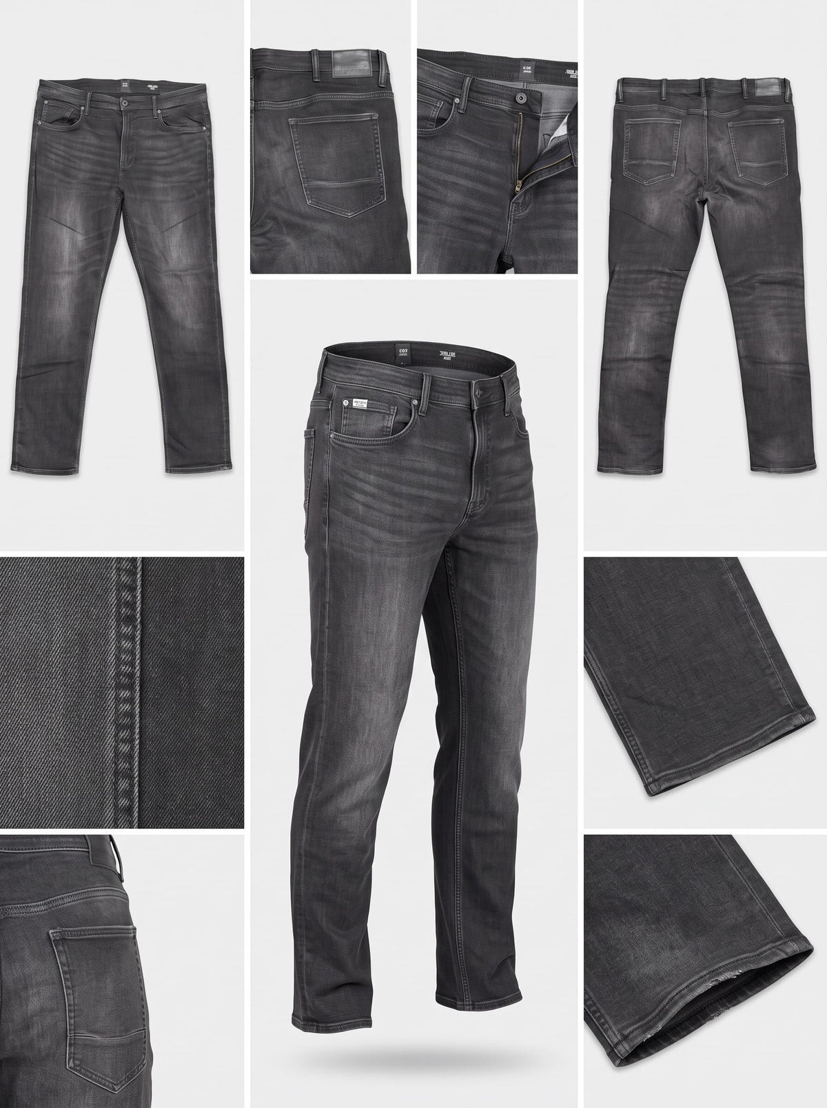 C&A - SLIM - STRETCH - ZIPPER - 42X32