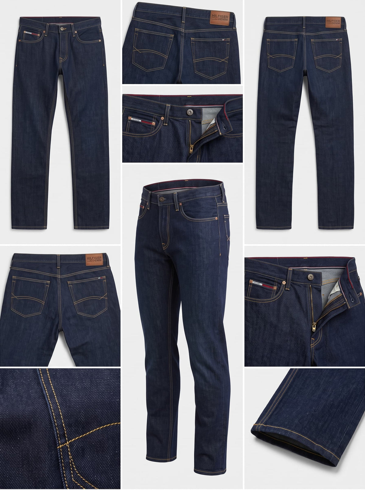 tommy hilfiger- slim - stretch- zipper - 34x34