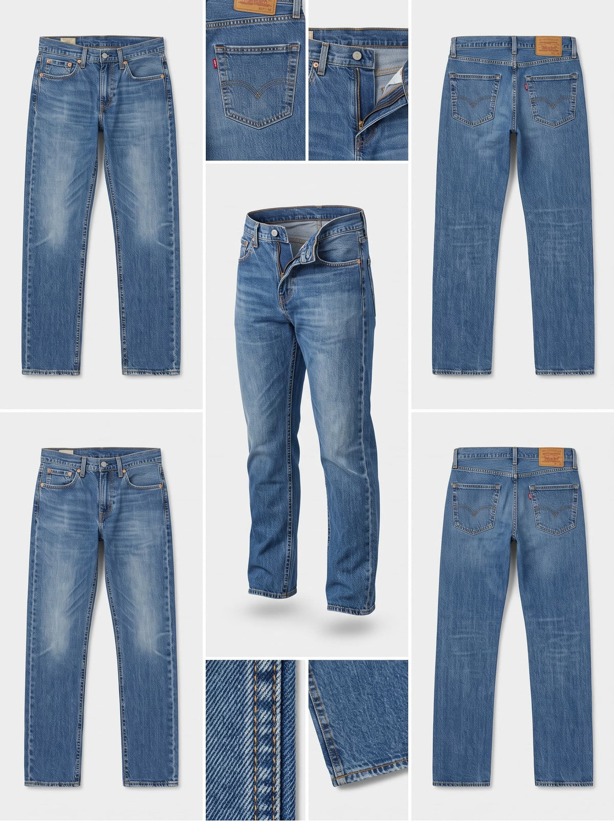 levi's 502 - REGULAR - stretch - zipper - 28x32