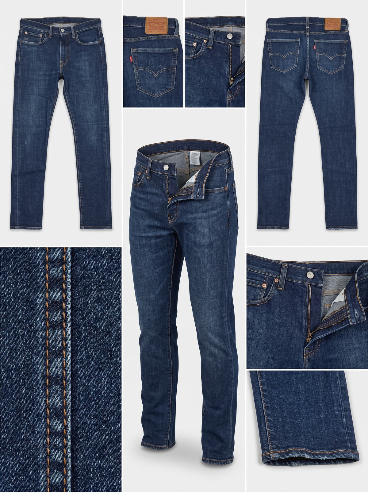 levi's 519 - skinny - stretch - zipper - 32X32