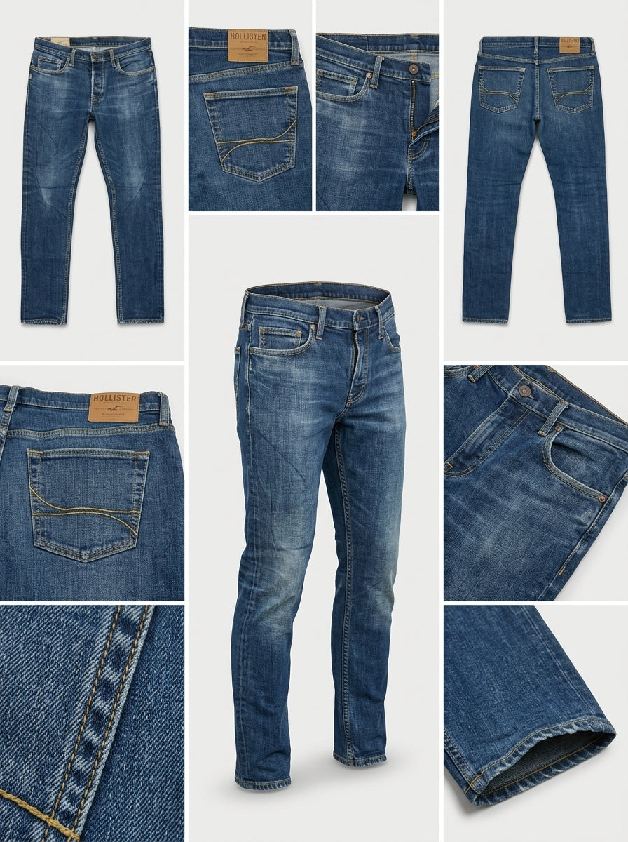 hollister - slim - stretch - buttons - 33x32