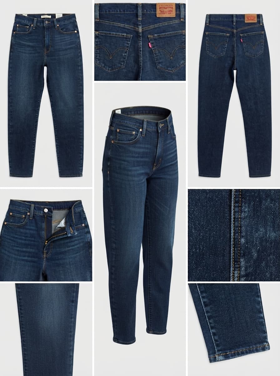 LEVIS - MOM - Stretch - zipper - 24x27