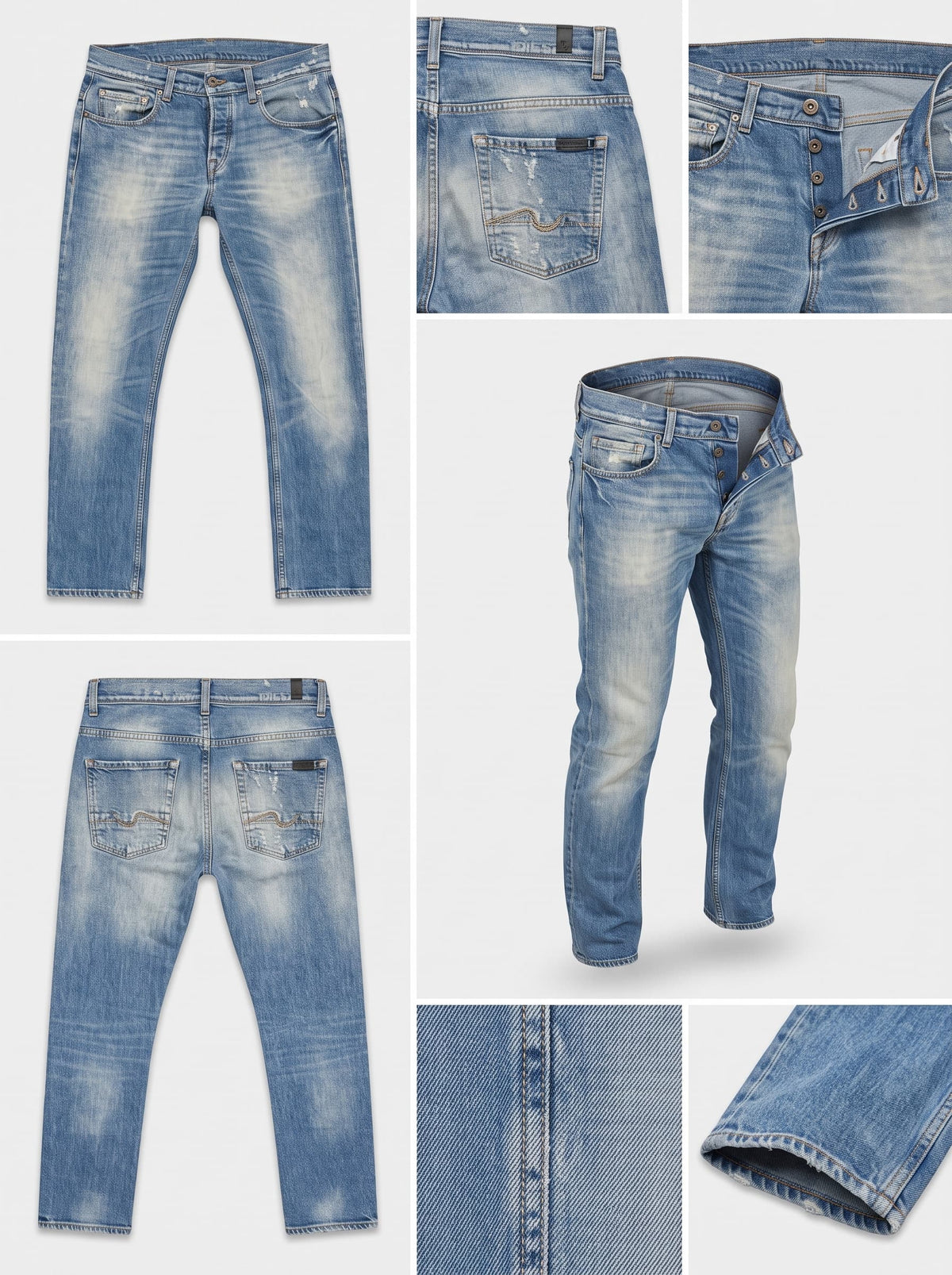 for all mankind - slim - stretchh - buttons - 30x34