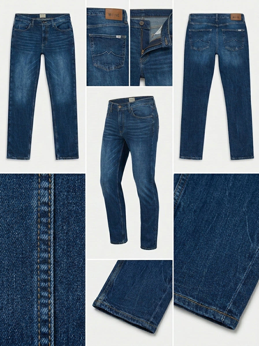 mustang - tapered - stretch - zipper - 32x34