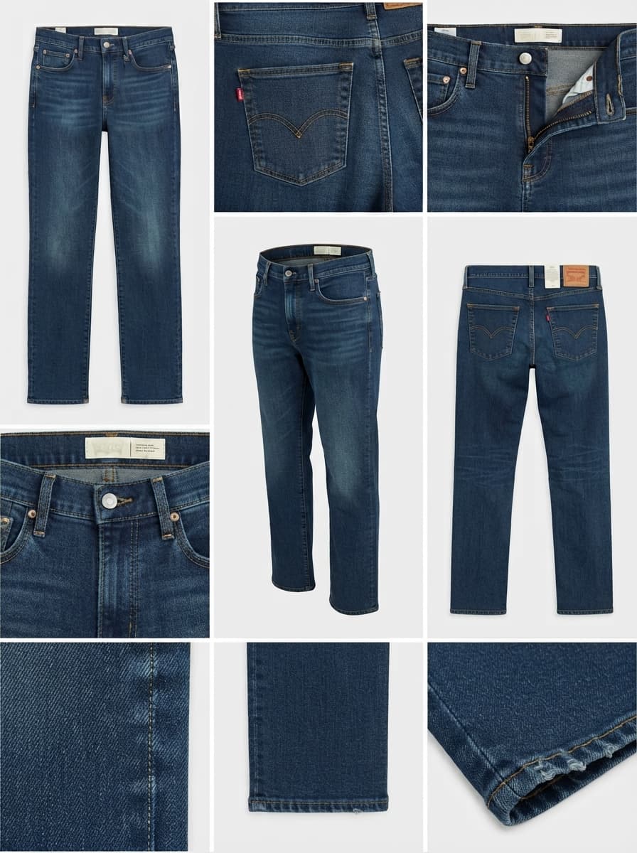 Levis 314 - shaping straight - stretch - zipper - 27x32