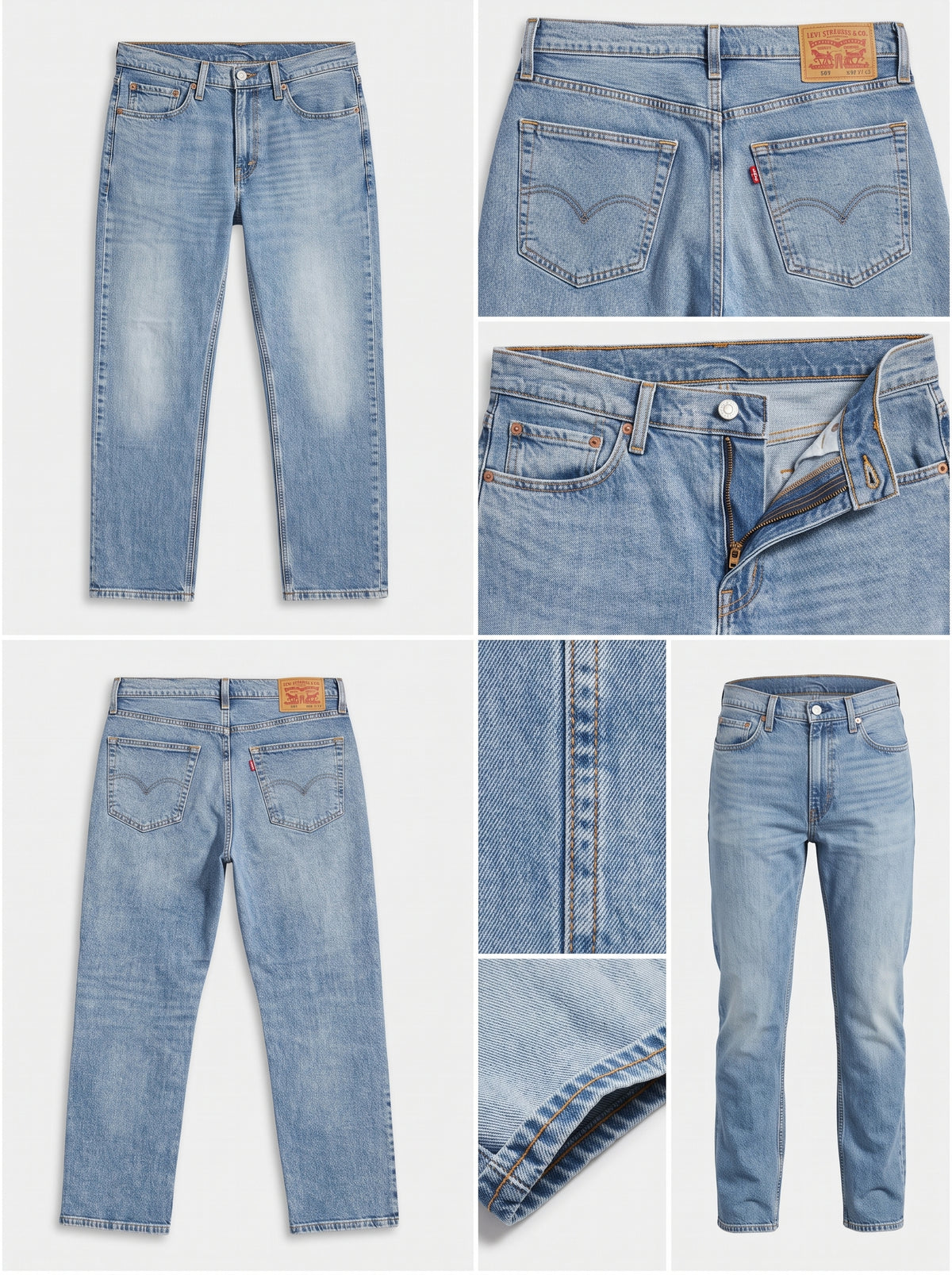 levi's 541 - straight- stretch - zipper - 32x30