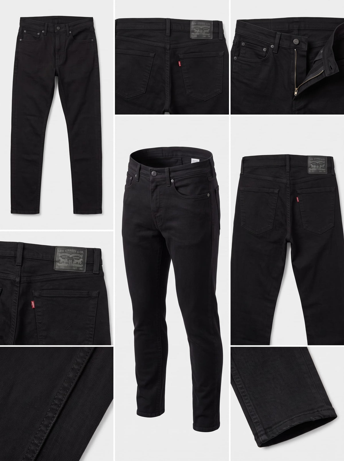 levi's 519 - skinny - stretch - zipper - 32x32