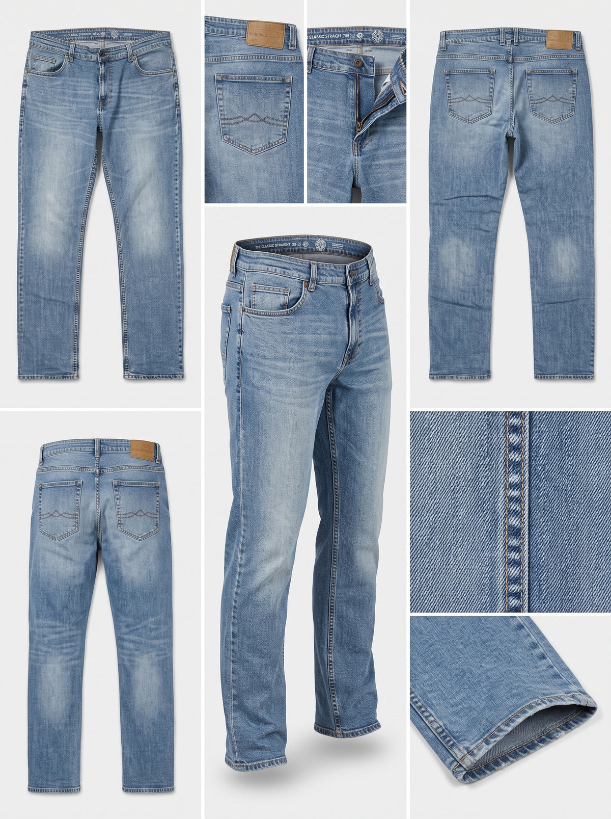 c&a - straight - stretch - zipper - 40x34