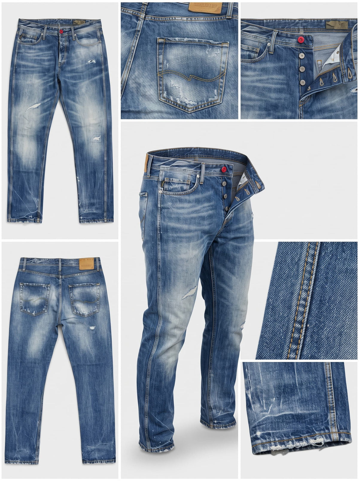 jack&jones - regular - 100%cotton - buttons - 34x34