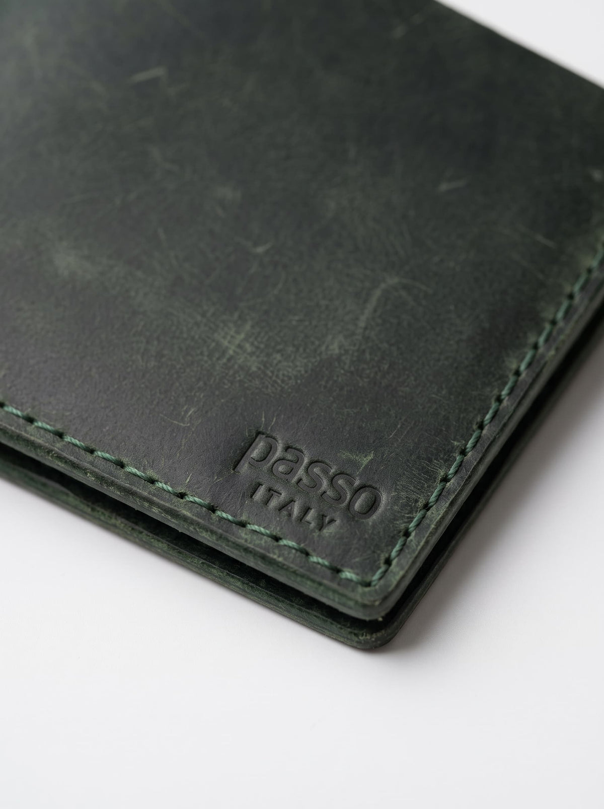 Crazy Horse Leather Bifold Wallet