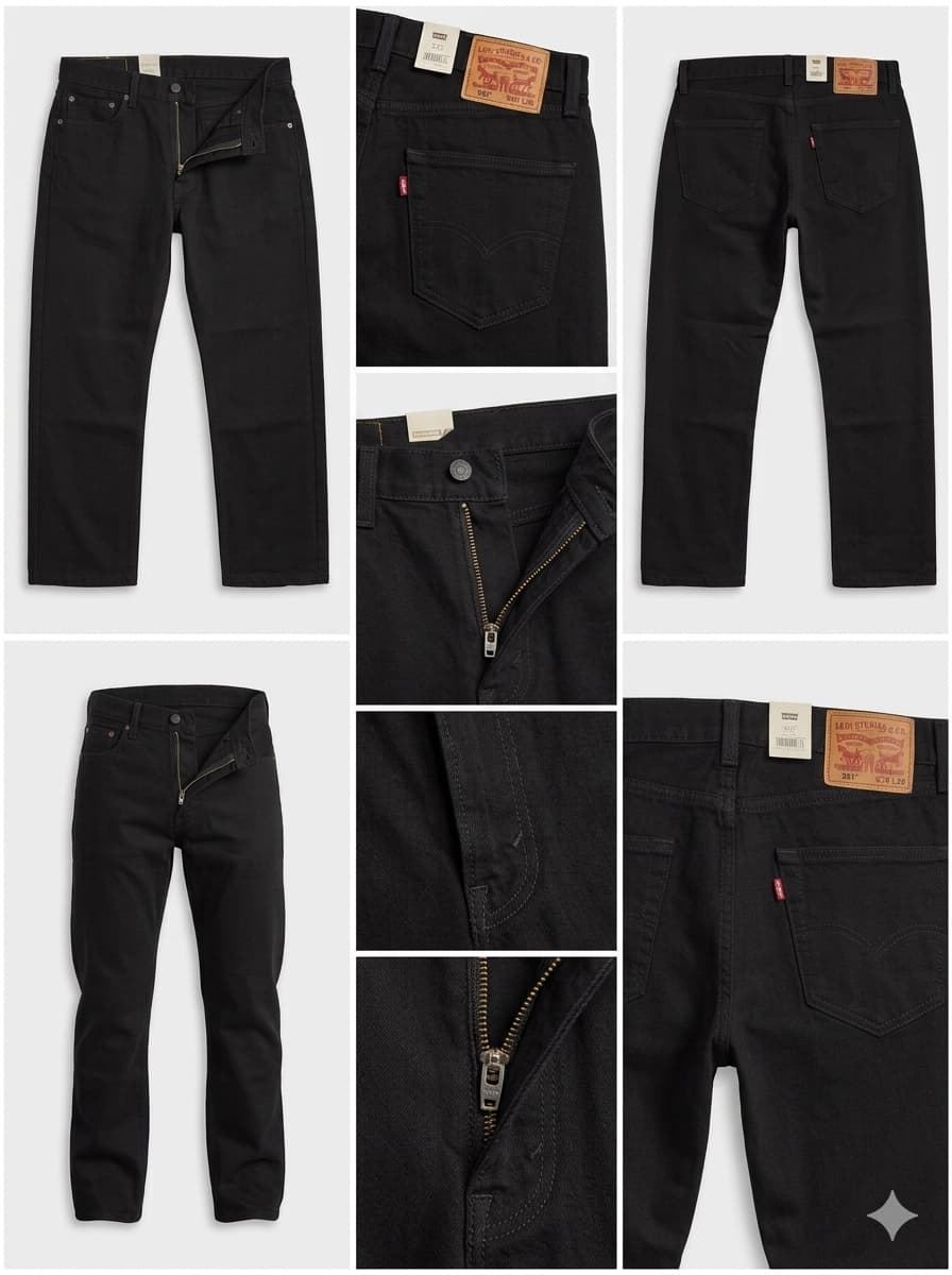 levi's 505 - regular - 100%cotton - zipper - 32X29