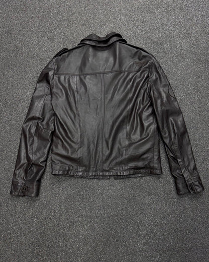 superdry genuine cowhide leather BOMBER XL