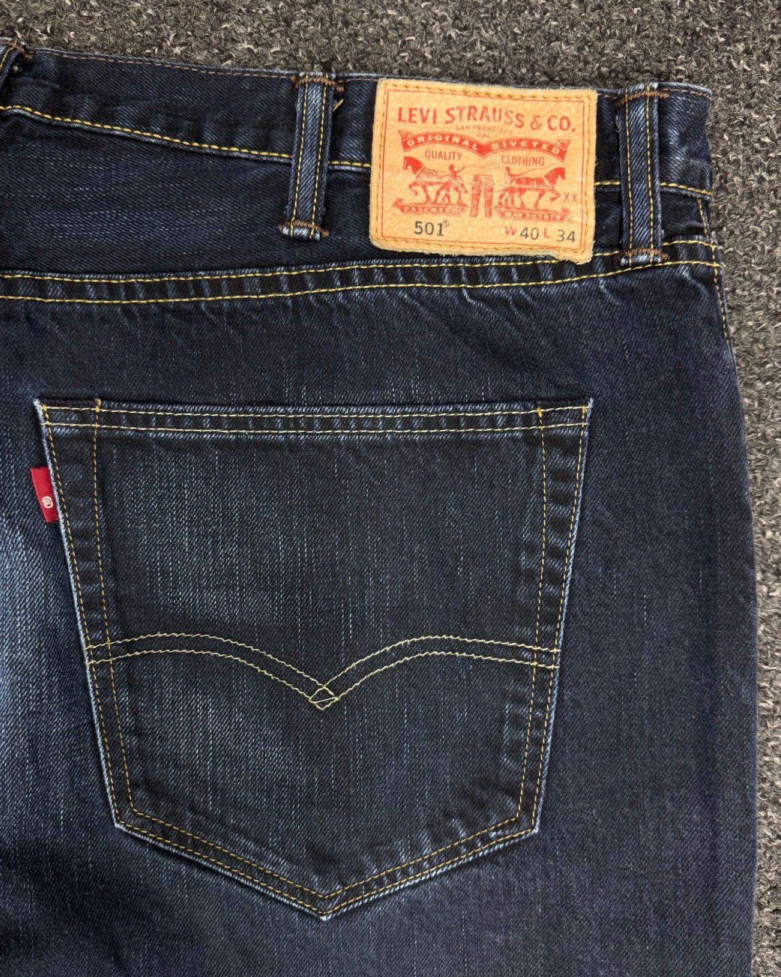 LEVI'S 501 STRAIGHT W40L34