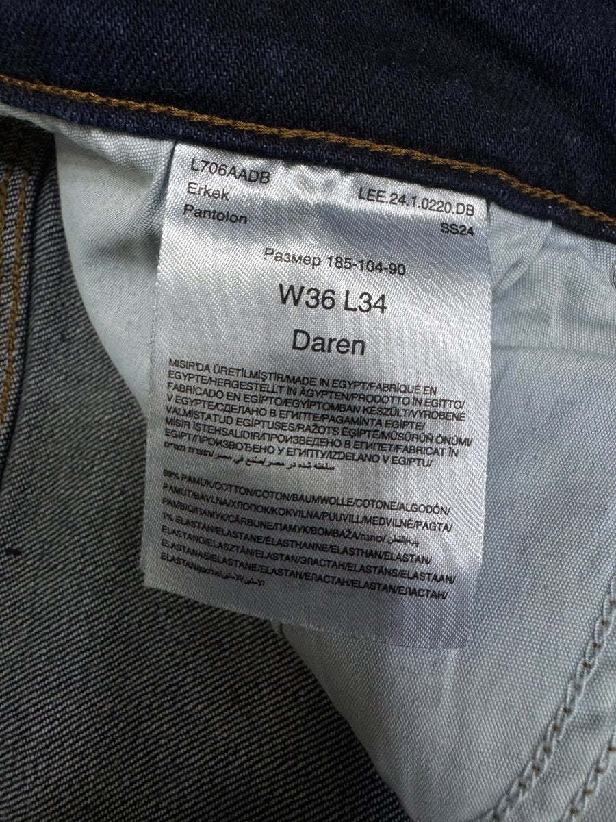 LEE STRAIGHT DARREN W38l32