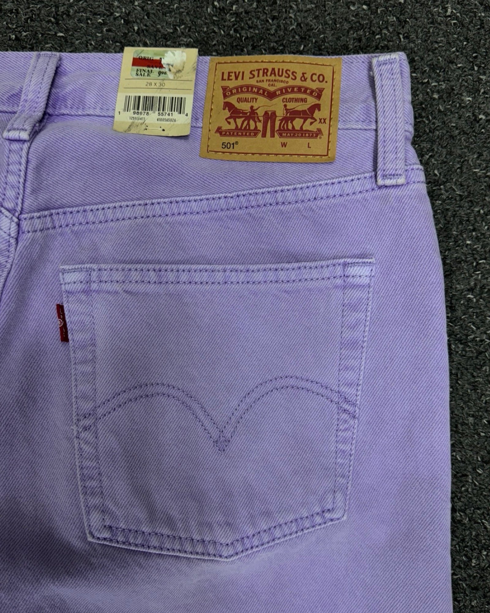 levi's 501  straight w28l30