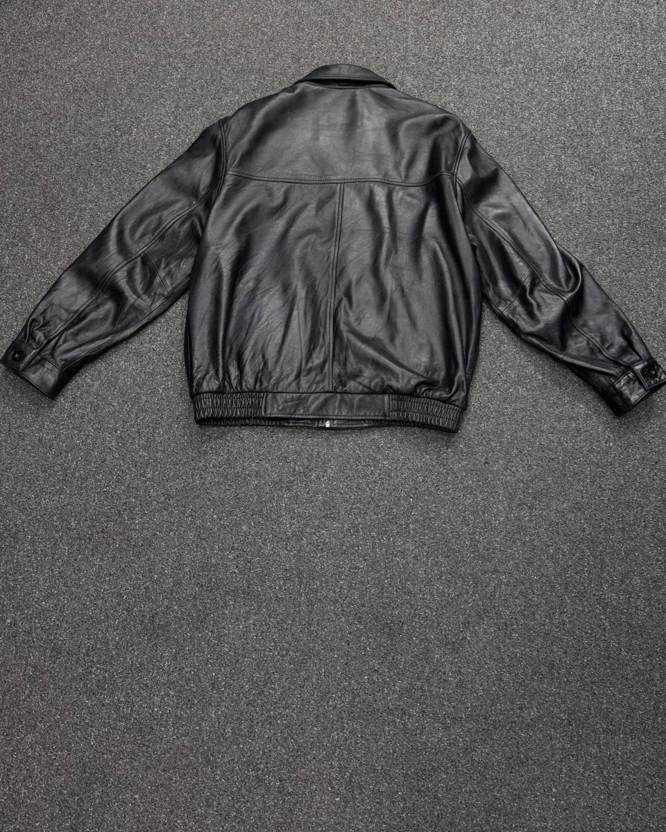 bexleys genuine cowhide leather bomber xl