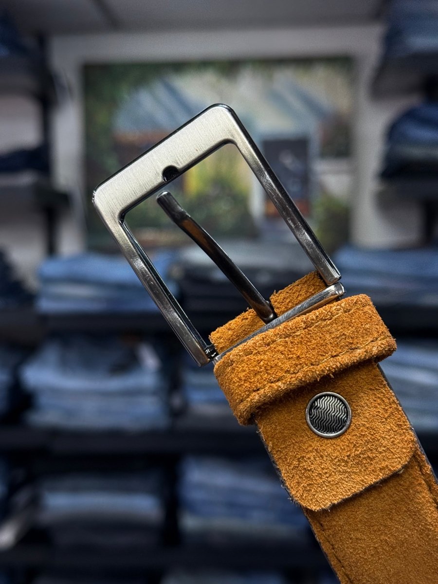genuine italian suede belt flair by passo