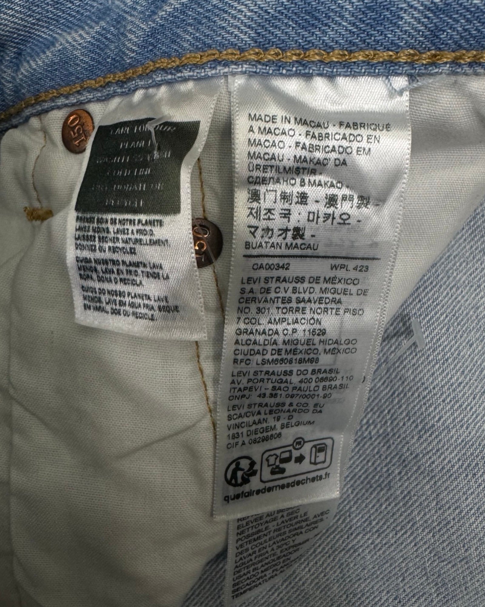 levi's 501 Straight w27l30