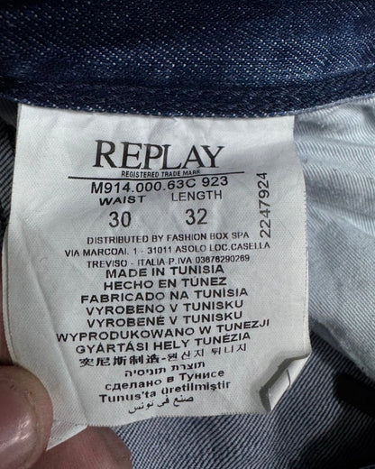 REPLAY BLUE JEANS SLIM w30l30