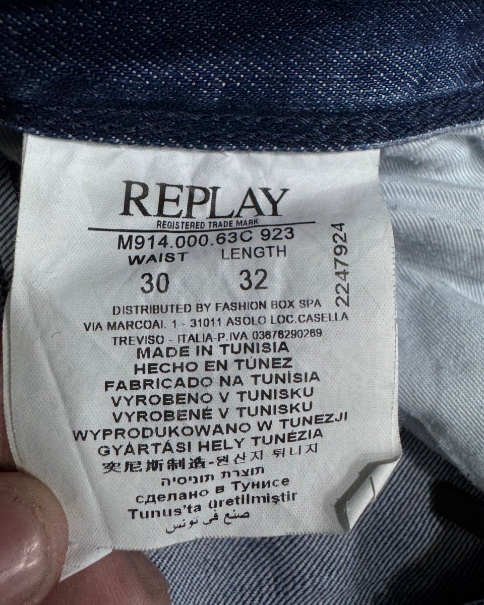 REPLAY BLUE JEANS SLIM w30l30
