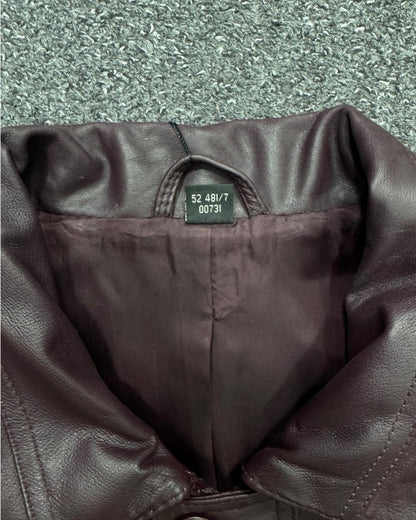 genuine cowhide leather bomber LARGE