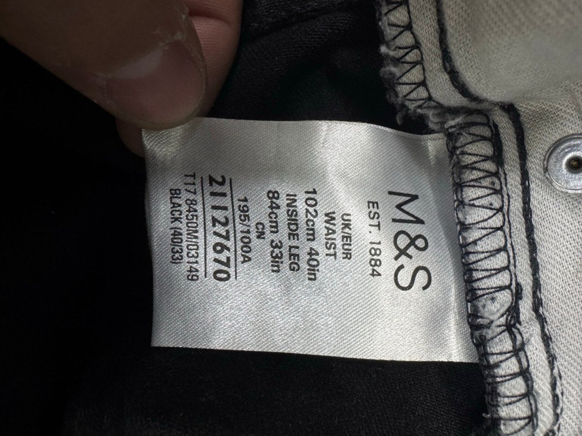 m&s Regular w40l34