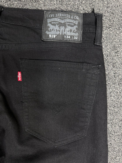 LEVI'S 519 SKINNY W34L32