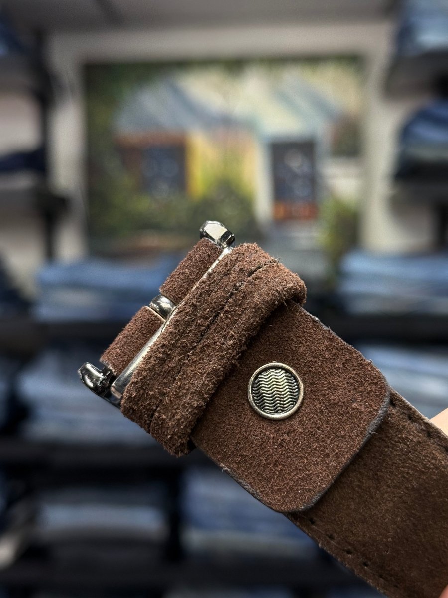 genuine italian suede belt flair by passo