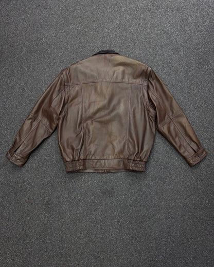 genuine cowhide leather BOMBER XL