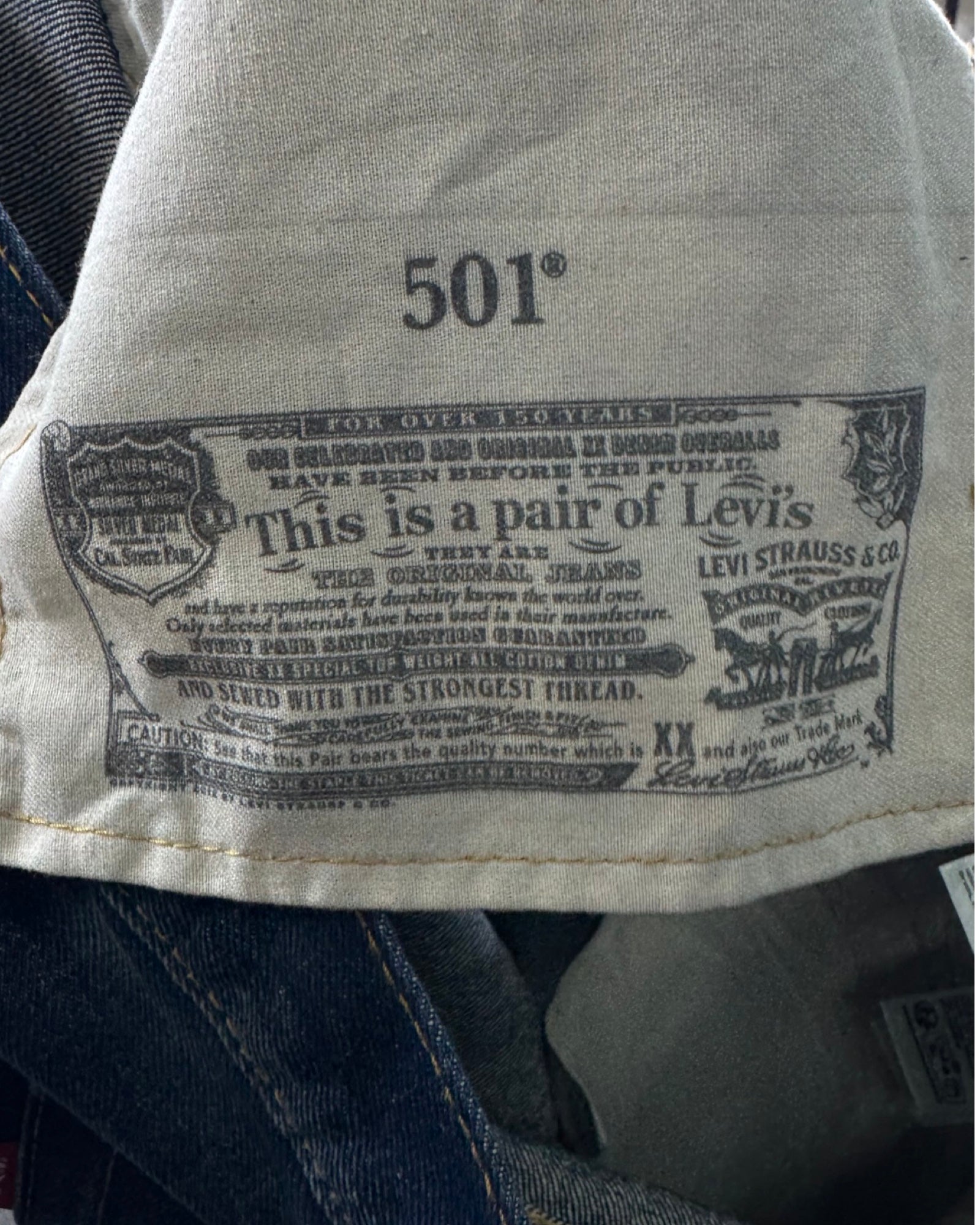 LEVI'S 501 STRAIGHT W42l34