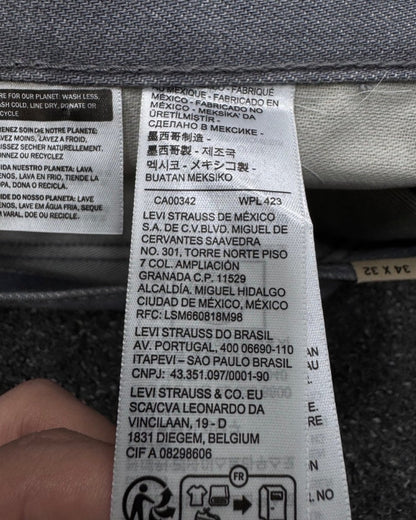 LEVI'S 501 w34L32