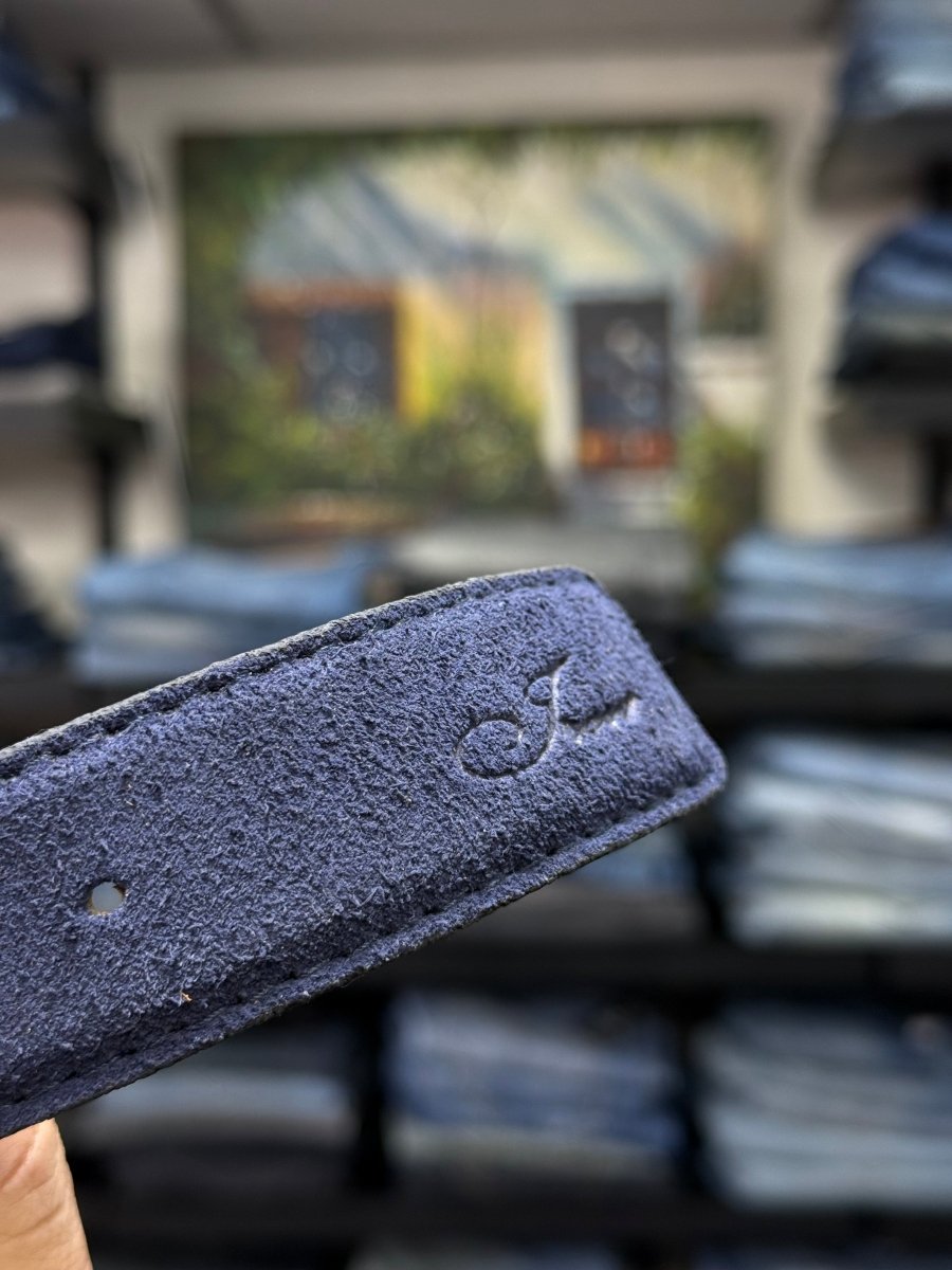genuine italian suede belt flair by passo