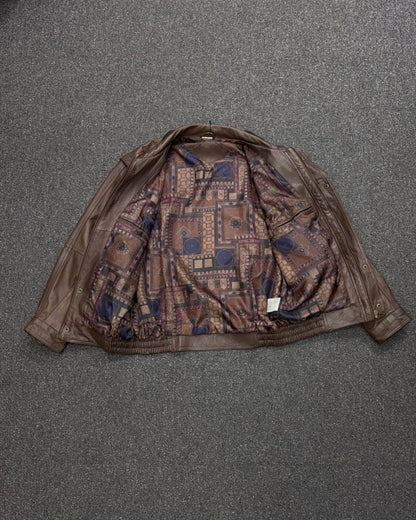 genuine cowhide leather BOMBER XL