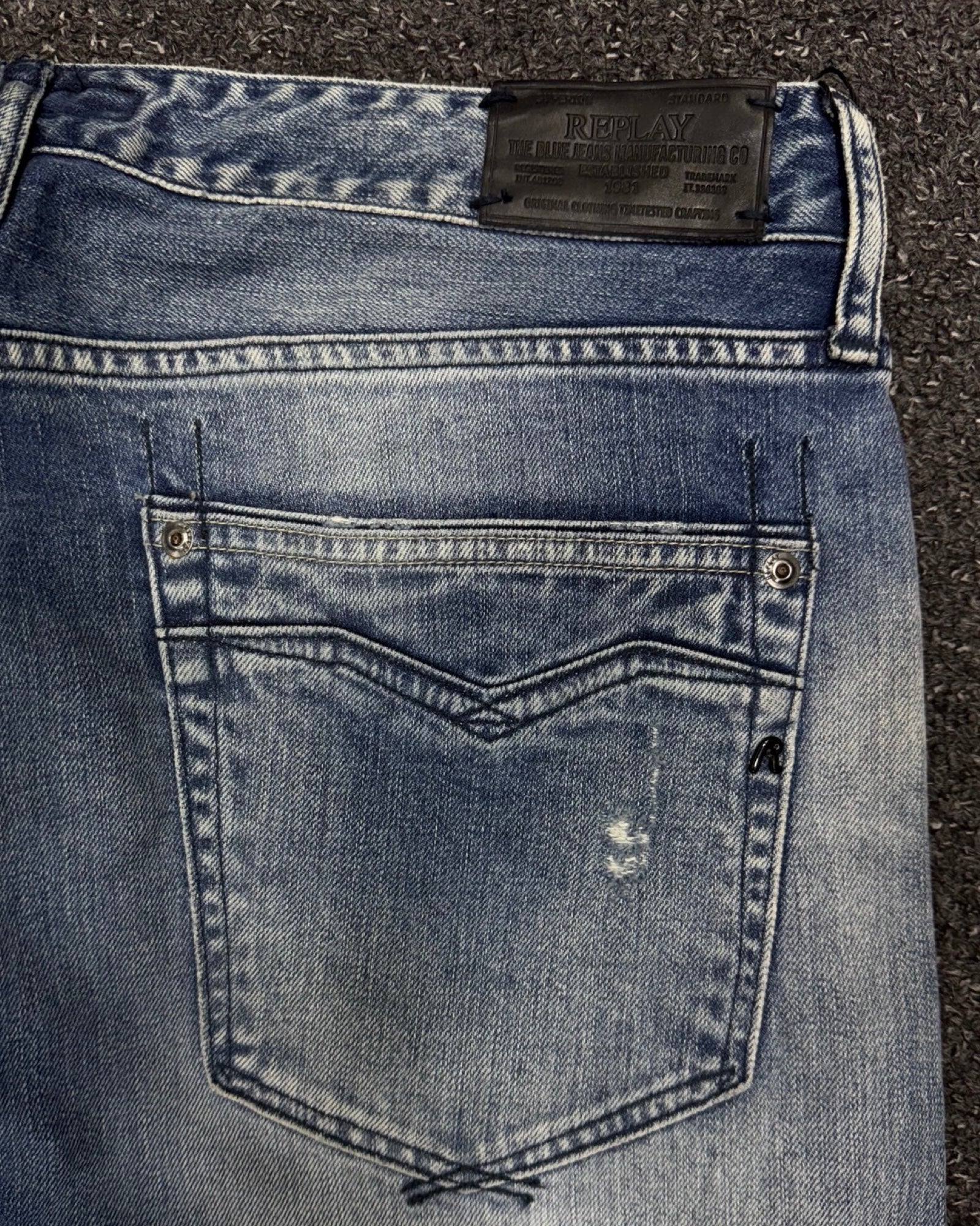 REPLAY BLUE JEANS Straight w33l32