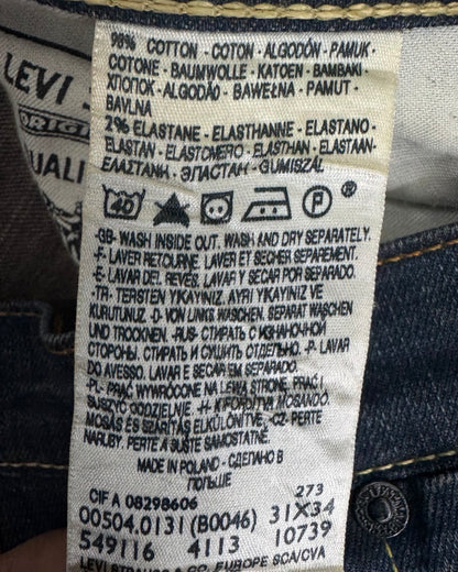 LEVI'S 504 w32l34