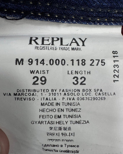 REPLAY BLUE JEANS SLIM w29l32