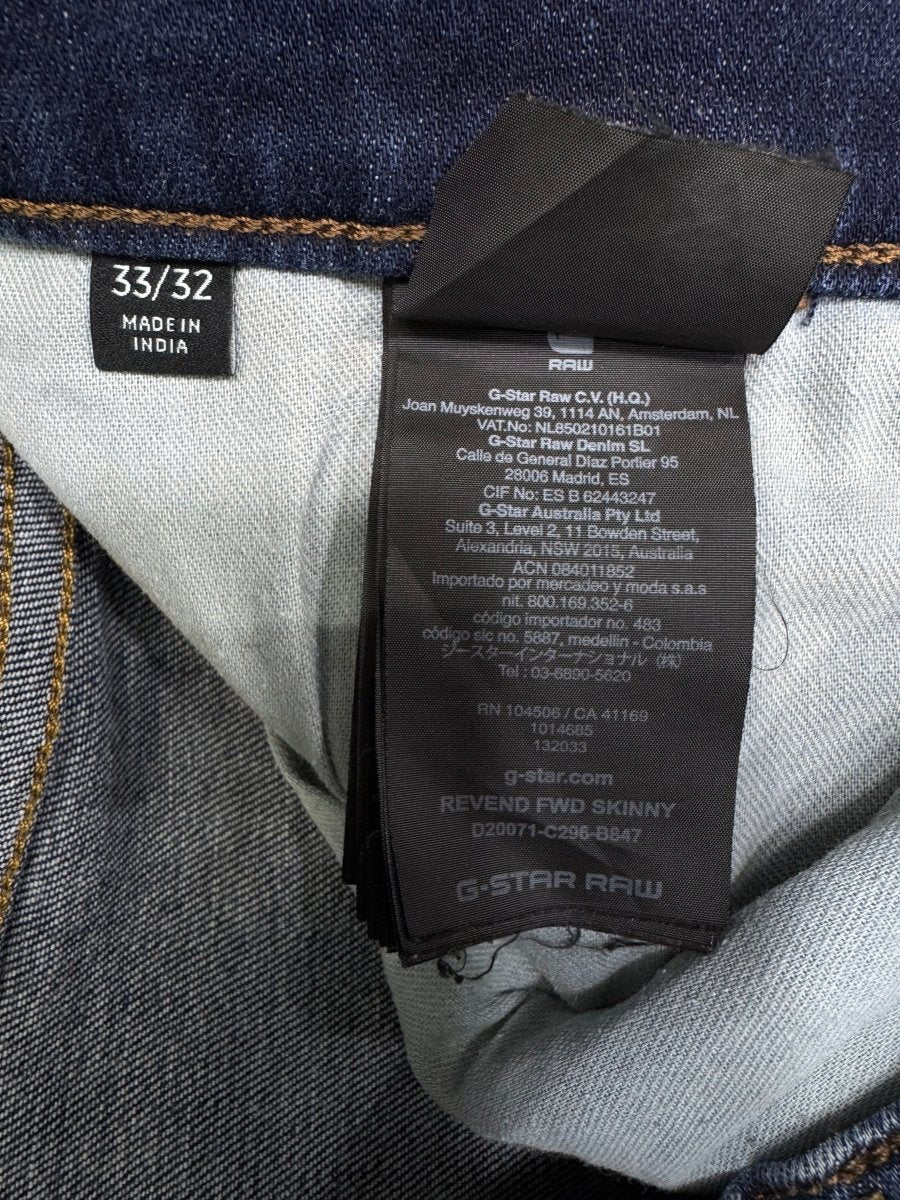 raw g-star Skinny w33l32
