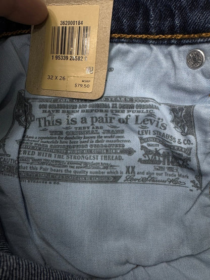 levi's 501  straight w32l26