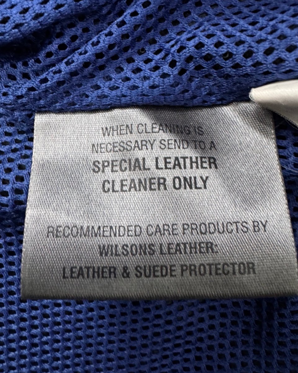 wilson genuine cowhide leather biker xl