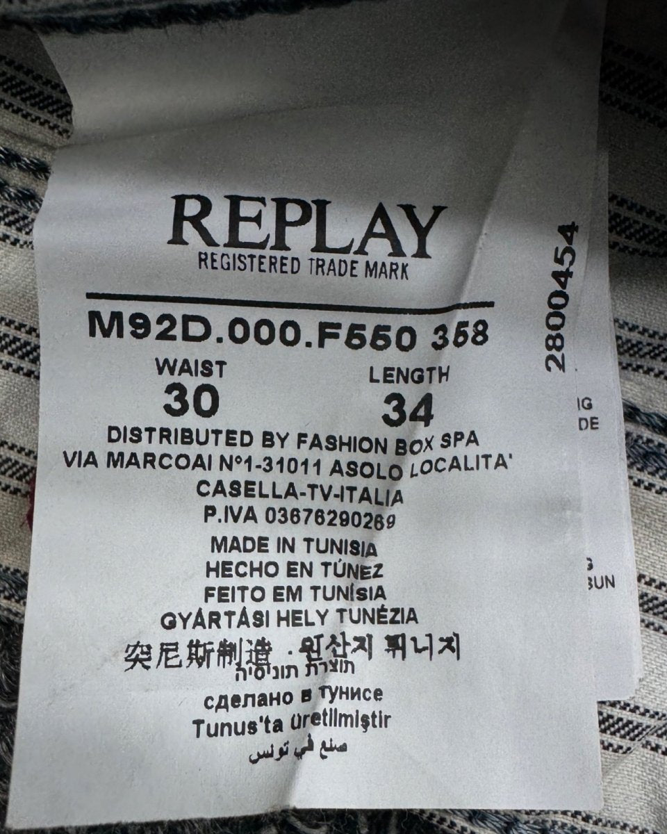 REPLAY BLUE JEANS SLIM w30l34