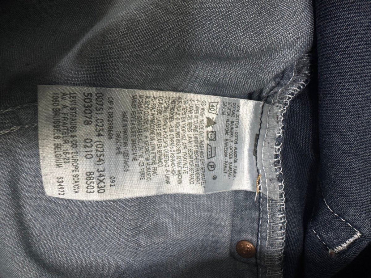 levis 751 w34l30