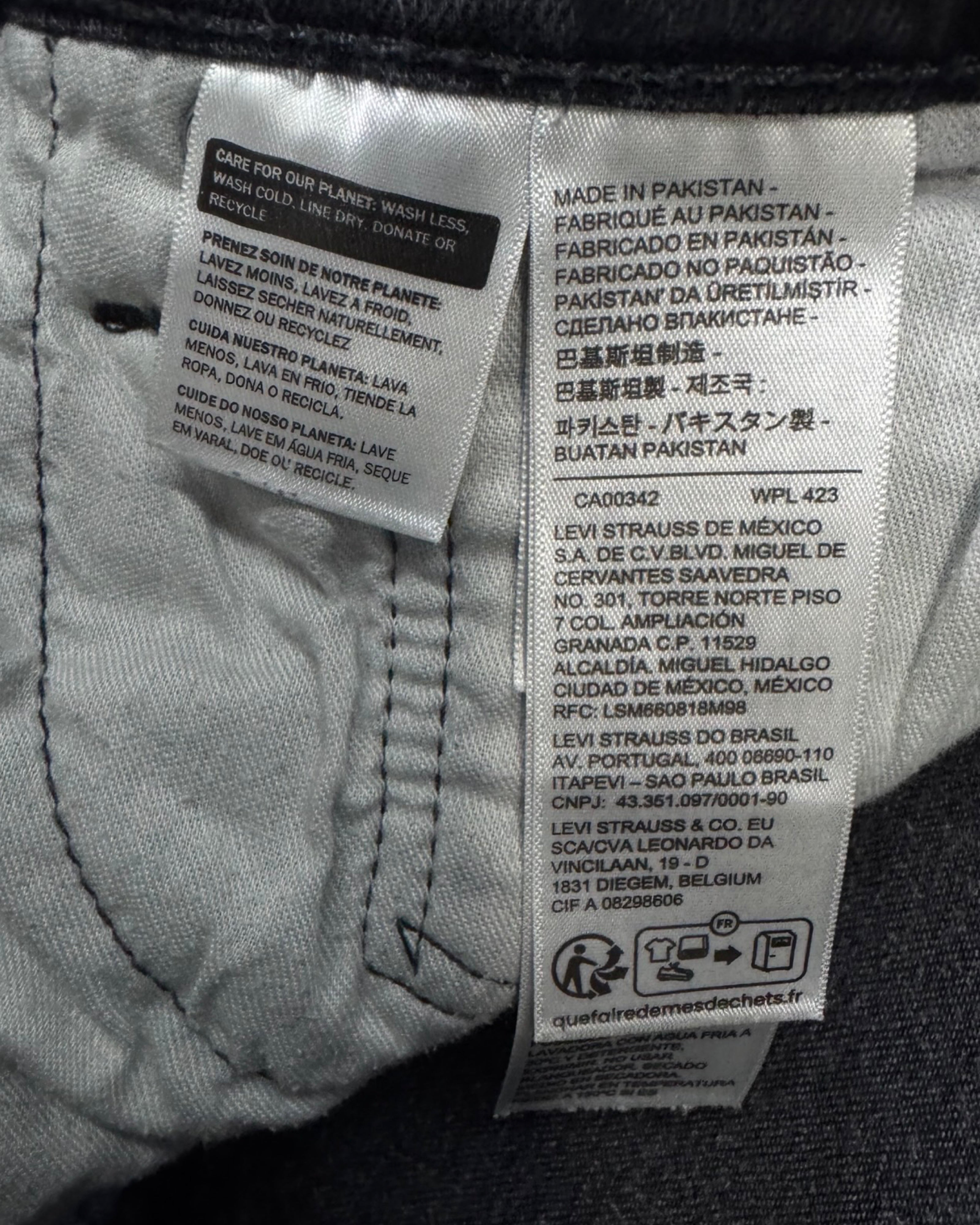 LEVI'S 502 w34L34