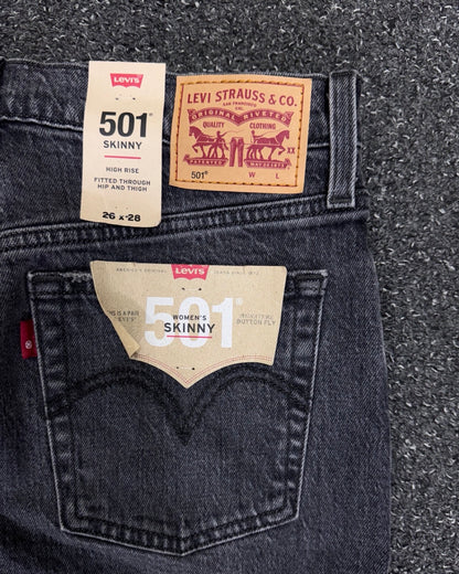 levi's 501  skinny w26l28