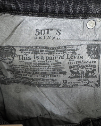 levi's 501  skinny w26l28