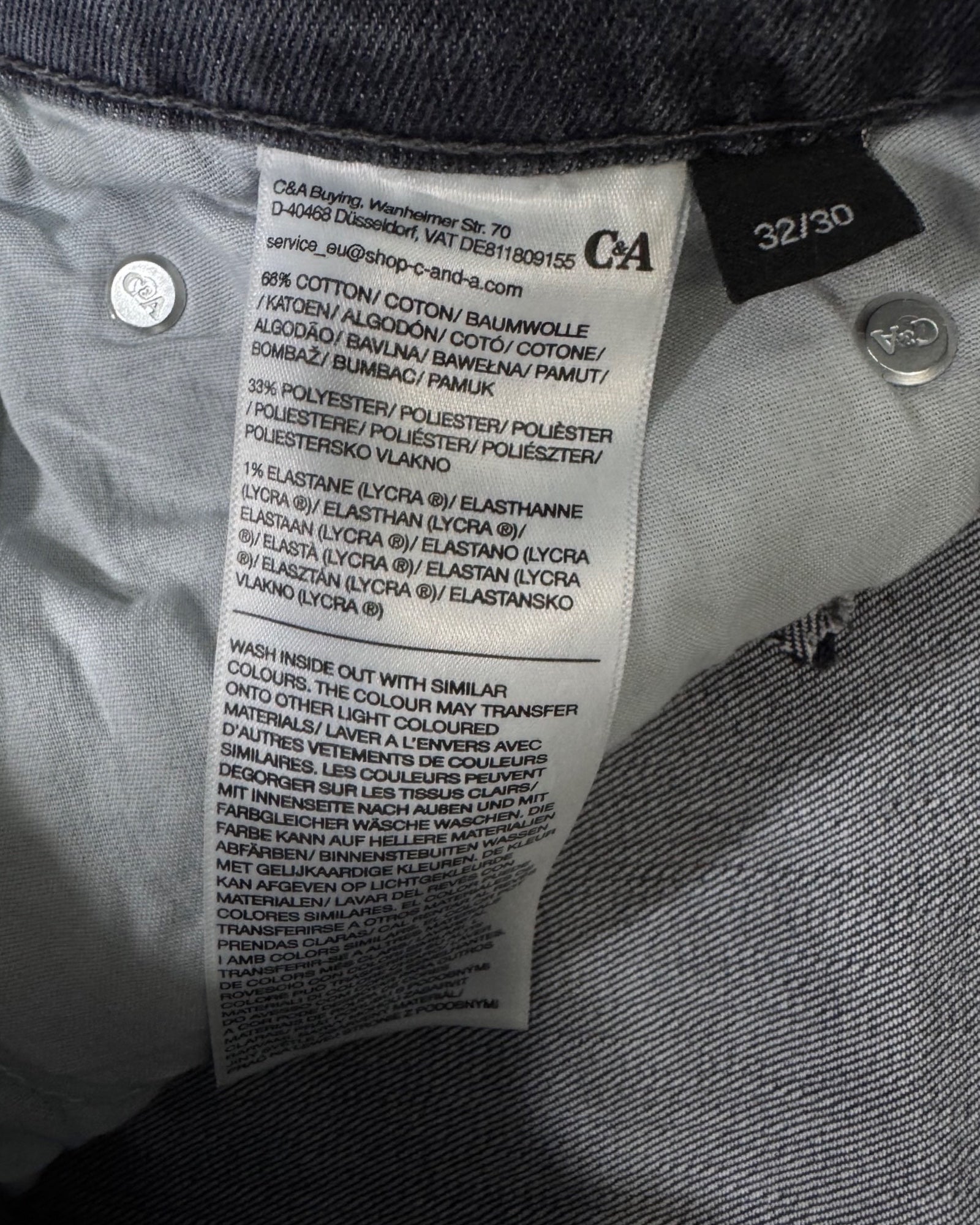 C&A Slim w32l30