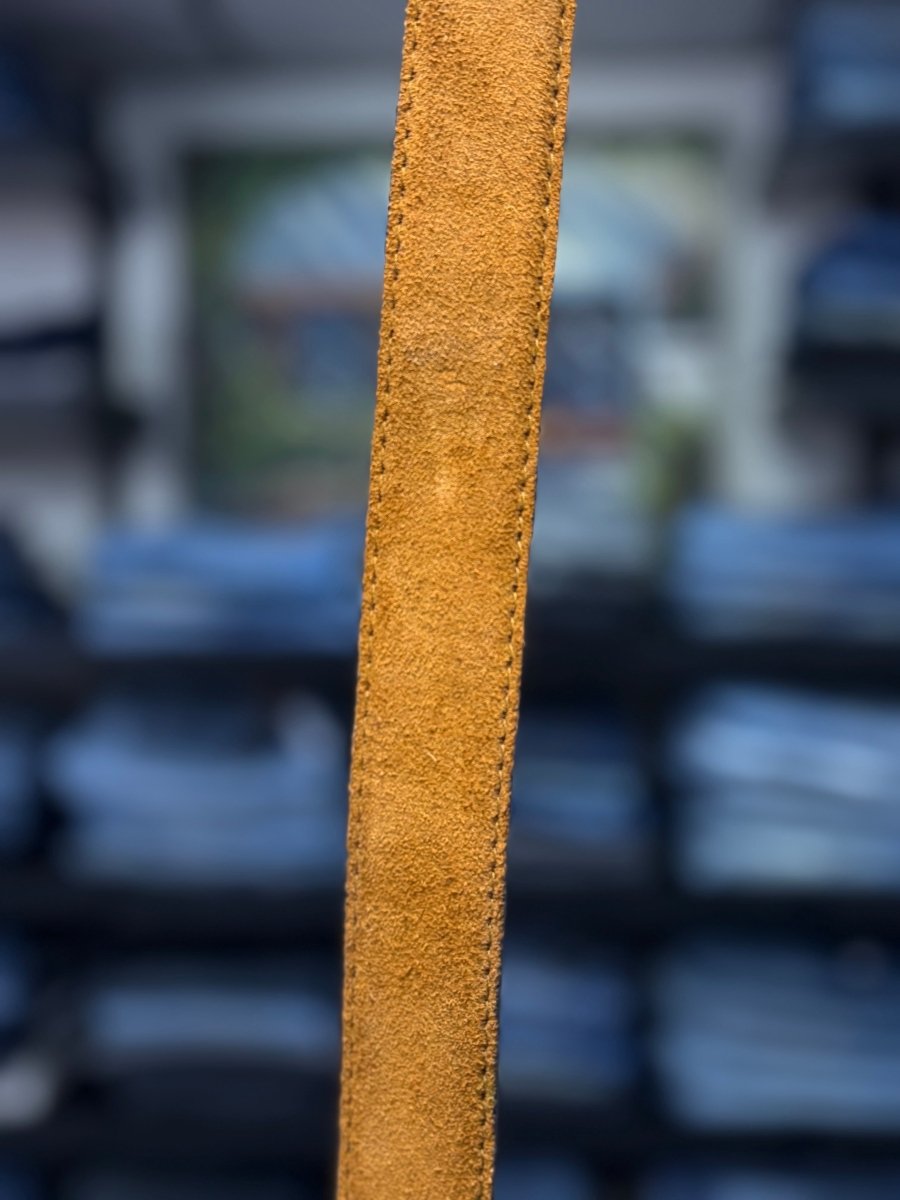 genuine italian suede belt flair by passo